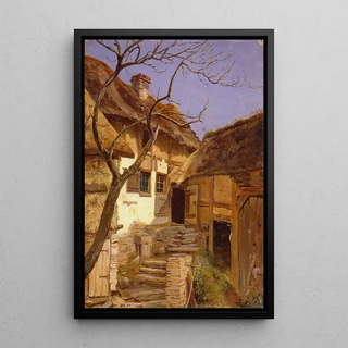 Adolph Tidemand - Old German Farm.webp