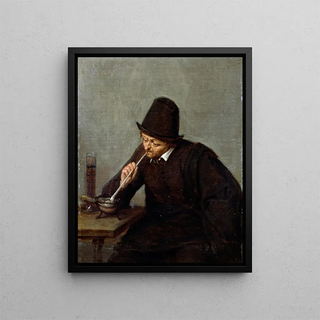 Adriaen van Ostade - A Man Smoking.webp