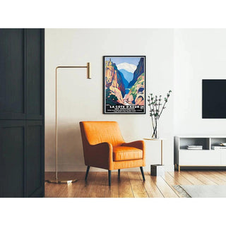 Affiche Côte d’Azur et ses montagnes Vintage