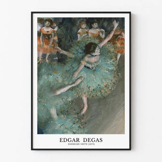 Affiche Danseuse Verte - Edgar Degas