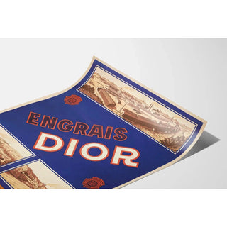 Affiche Dior – Publicitaire Engrais - Usines de Granville et Bretagne