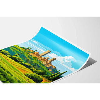 Affiche Toscane Vintage
