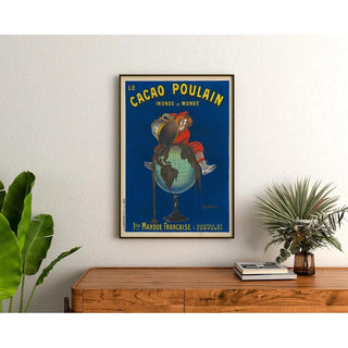Affiche publicitaire vintage - Cacao Poulain