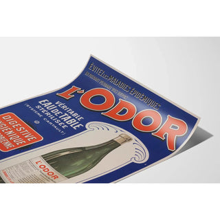 Affiche publicitaire vintage – Eau de table L’Odor