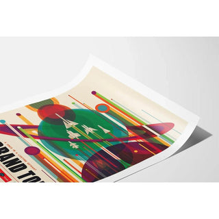 Affiche vintage NASA - Grand Tour 2017