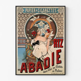 Affiche vintage - Riz Abadie - Alphonse Mucha