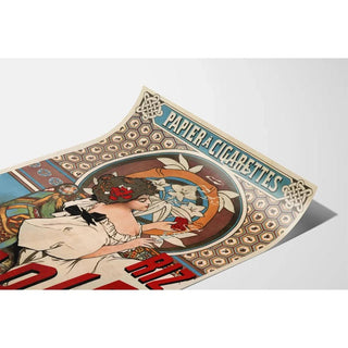 Affiche vintage - Riz Abadie - Alphonse Mucha