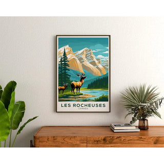 Affiches Rocheuses Canadiennes Vintage