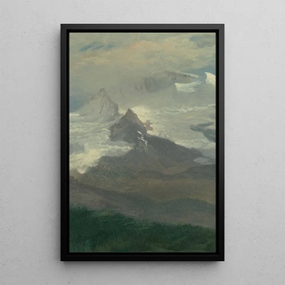 Albert Bierstadt - Cloud Study with Mountain Peaks.webp