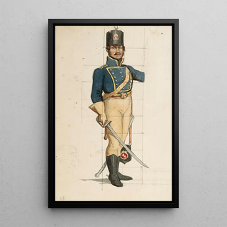 Albert Edelfelt - A soldier in a Finnish wartime uniform.webp