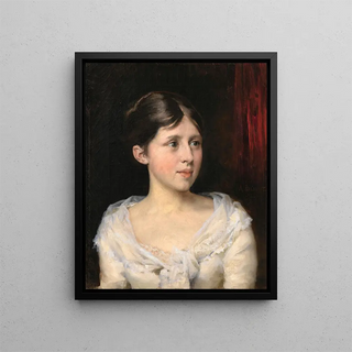 Albert Edelfelt - Girl in a white dress.webp