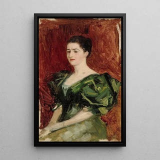 Albert Edelfelt - Portrait Of Mrs Dagmar Dippell Compositional Sketch.webp