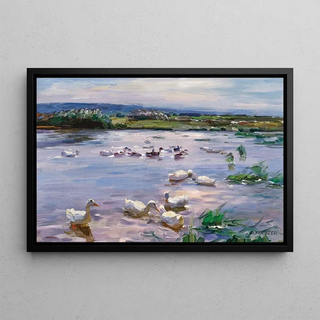 Alexander Koester - Ducks on the Lakeside.webp