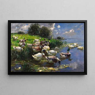 Alexander Koester - Enten Seelandschaft.webp