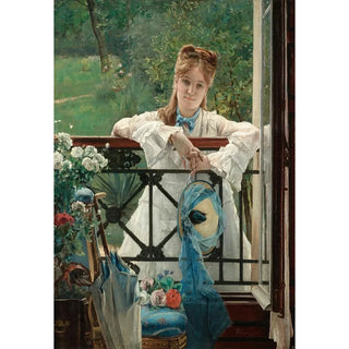 Alfred Stevens - Un Bleuet.webp