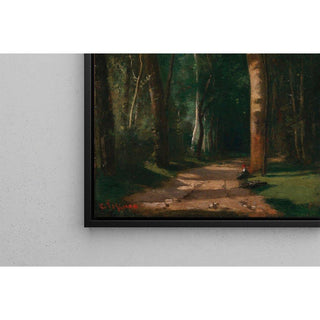Allée Dans Une Forêt - Camille Pissarro | Reproduction Tableau Décoration murale affiche copie