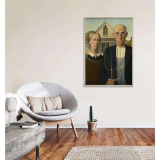 American Gothic de Grant Wood | Reproduction Tableau Décoration murale affiche copie