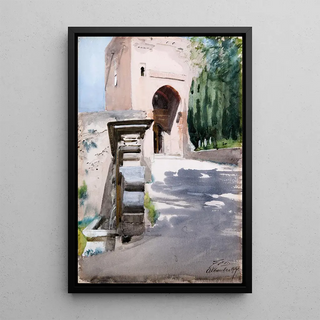 Anders Zorn - Gateway in Alhambra.webp
