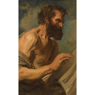 Anthony van Dyck - Study of a Bearded Man with Hands Raised.webp