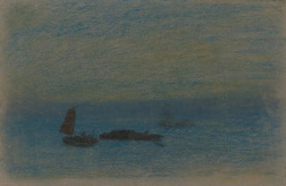 Arthur Bowen Davies - Boats at Night.webp