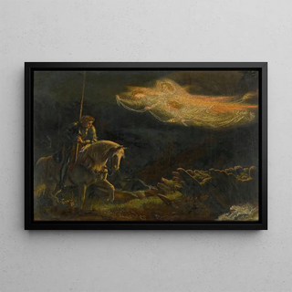 Arthur Hughes - Study for Sir Galahad The quest for the holy grail.webp