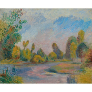 Au Bord de la Rivière - Pierre-Auguste Renoir | Reproduction Tableau Décoration murale affiche copie