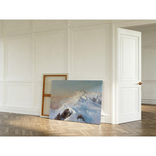 Au-dessus de la mer de brouillard Monte Rosa depuis le Rimpfischhorn - Edward Theodore Compton | Reproduction Tableau Décoration murale affiche copie