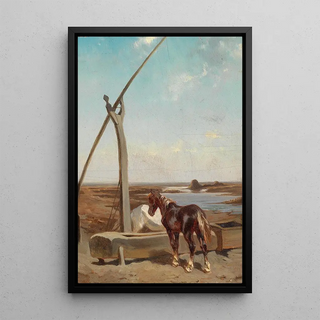 August von Pettenkofen - Motiv aus der Puszta.webp