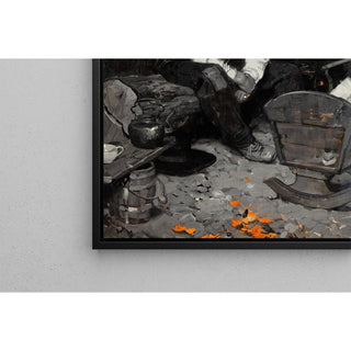 Babysitting - Dean Cornwell | Reproduction Tableau Décoration murale affiche copie