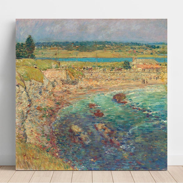 Reproduktion af maleriet Bailey’s Beach, Newport, Rhode Island - Childe Hassam Maleri