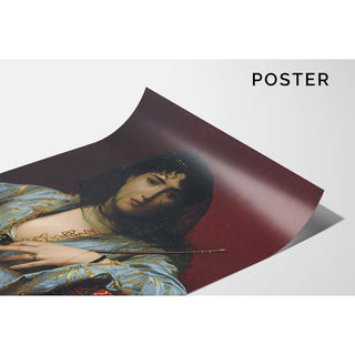 Beauté circassienne voilée - Jean-Léon Gérôme | Reproduction Tableau Décoration murale affiche copie