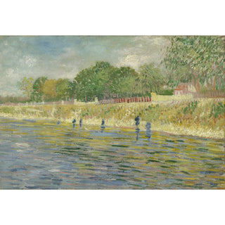 Berge de la Seine - Vincent van Gogh | Reproduction Tableau Décoration murale affiche copie