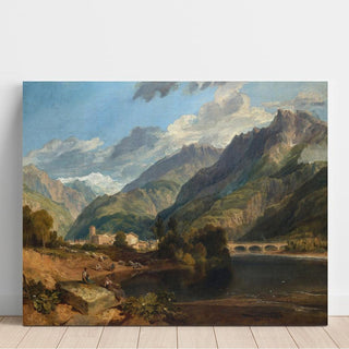 Bonneville, Savoie - Joseph Mallord William Turner | Reproduction Tableau Décoration murale affiche copie