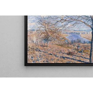 Bords du Loing, effet d'automne - Alfred Sisley | Reproduction Tableau Décoration murale affiche copie