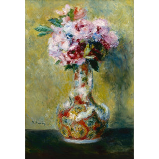 Bouquet dans un vase - Pierre-Auguste Renoir | Reproduction Tableau Décoration murale affiche copie