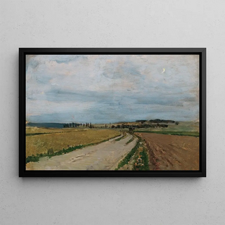 Carl Moll - Stimmungsstudie Abend Michelhausen Plankenberg.webp