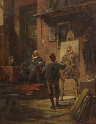 Carl Spitzweg - Der Maler im Atelier.webp