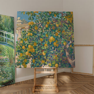 Kunsttryk | Citrontræer ved La Mortola - Theo van Rysselberghe