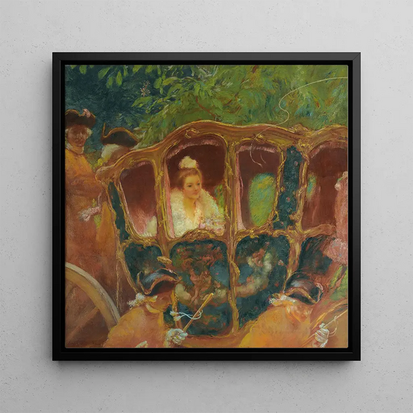 Cendrillon - Gaston La Touche — indrammet kunstværk på væggen