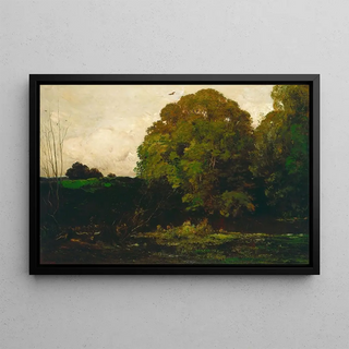 Charles Franois Daubigny - A Pond in the Morvan.webp