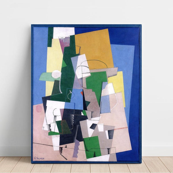 Reproduktion af maleriet Cubist Kompositionsmaleri - Georges Valmier
