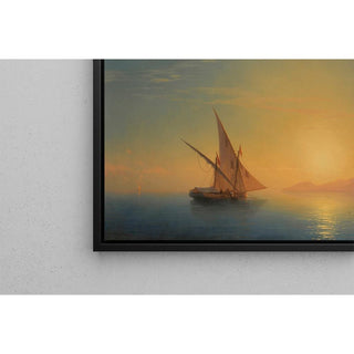 Coucher de soleil sur Ischia - Ivan Konstantinovich Aivazovsky | Reproduction Tableau Décoration murale affiche copie