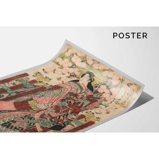 Courtesan - Kitagawa Utamaro | Reproduction Tableau Décoration murale affiche copie