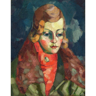 Daami Portree - Konrad Mägi | Reproduction Tableau Décoration murale affiche copie