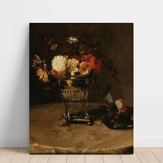 Dahlias et Capucines à l'Urne d'Argent - Jacques-Émile Blanche | Reproduction Tableau Décoration murale affiche copie