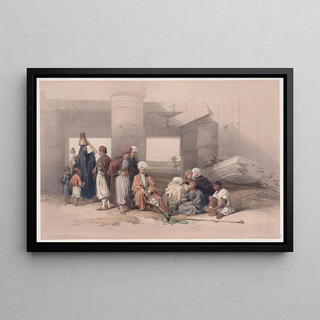 David Roberts - Entrance of the Temple of Amun Thebes.webp