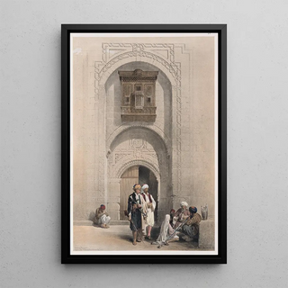 David Roberts - Modern mansion showing the arabesque architecture of Cairo.webp