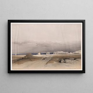 David Roberts - Ruins of the Memnonium Thebes Dec 5th 1838.webp
