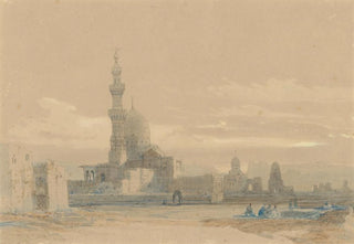 David Roberts - The Tombs of the Caliphs Cairo.webp