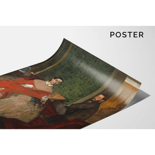 Edmondo and Thérèse Morbilli - Edgar Degas | Reproduction Tableau Décoration murale affiche copie